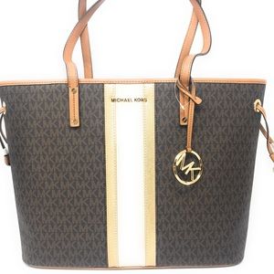 Michael Kors Jet Set Large Tote with Drawstring